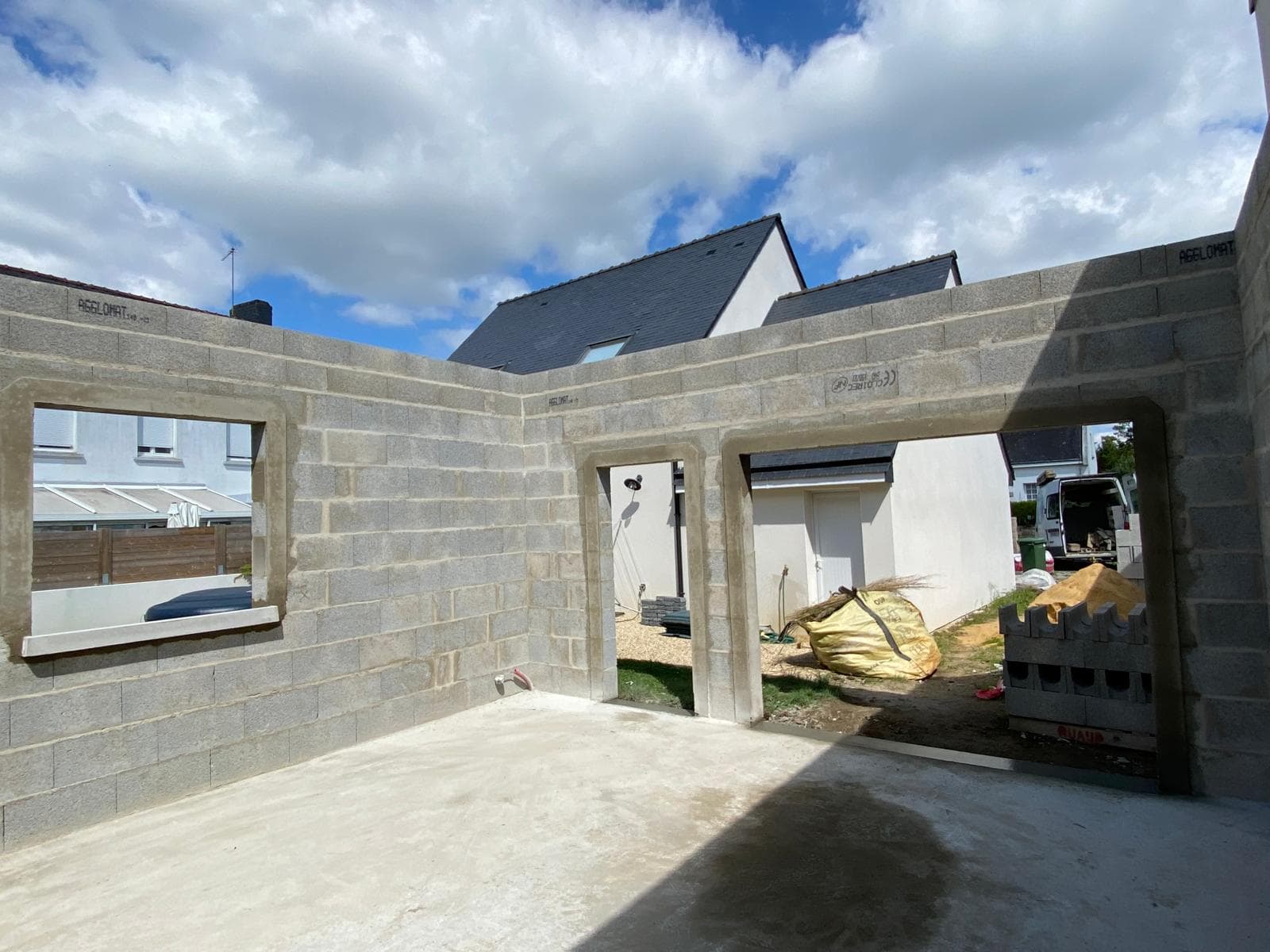 Extension parpaings Vannes