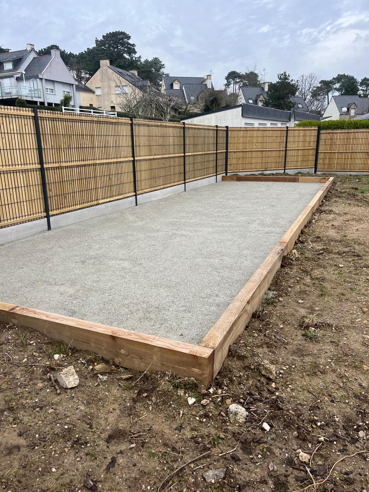 Aménagement extérieur — chantier réalisé par Renov'Construction dans le Morbihan