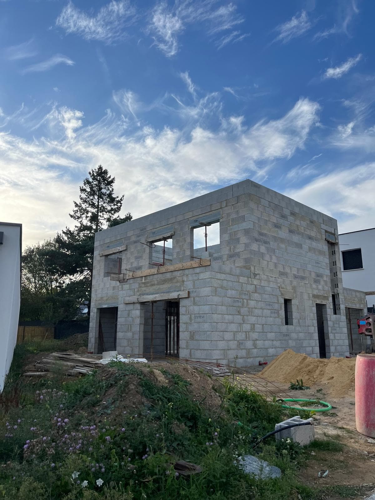 Construction neuve — chantier réalisé par Renov'Construction dans le Morbihan