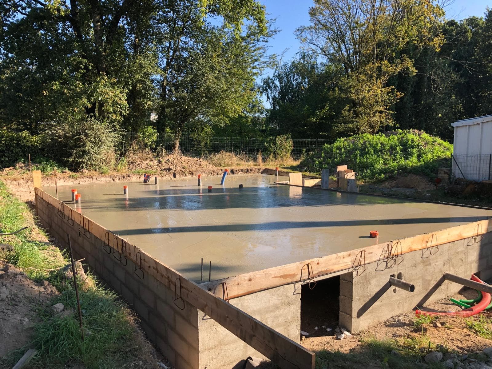 Gros œuvre — chantier réalisé par Renov'Construction dans le Morbihan